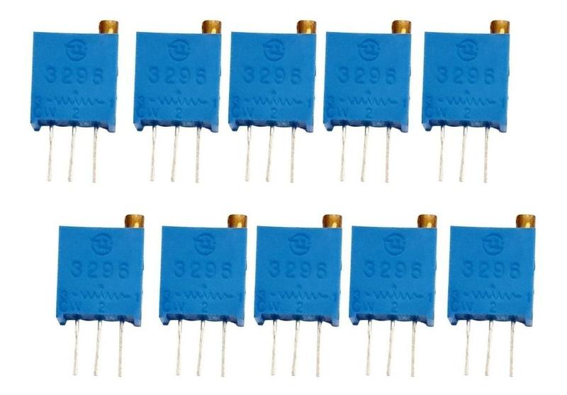 Trimpot Multivoltas 10k 3296 - 10 Peças Para Projetos - ZX